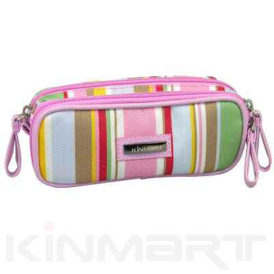 Stripe Makeup Bag